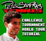 Pete Sampras Tennis (Europe) Title Screen